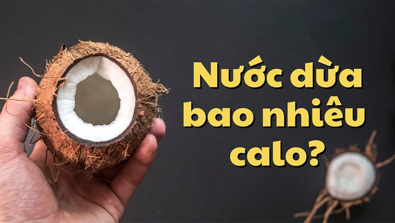 nước dừa bao nhiêu calo